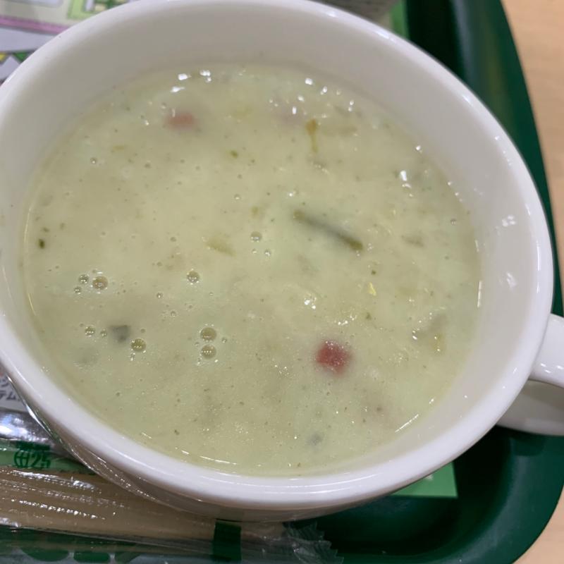 ブロッコリーとじゃがいものポタージュ(モスバーガー 上板橋北口店)