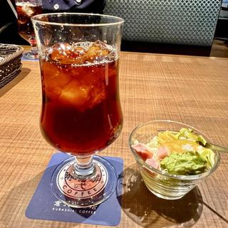 サラダ アイスティー(倉式珈琲店 都立大学駅前店)