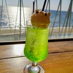 メロンクリームソーダ(yellow 七里ヶ浜)