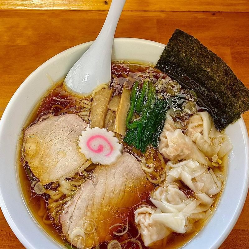 ワンタン中華 エビ入ワンタン(手もみ中華そば とりちゅう)