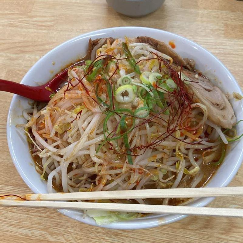 魔王 野菜まし(らーめん食楽 岡山店)