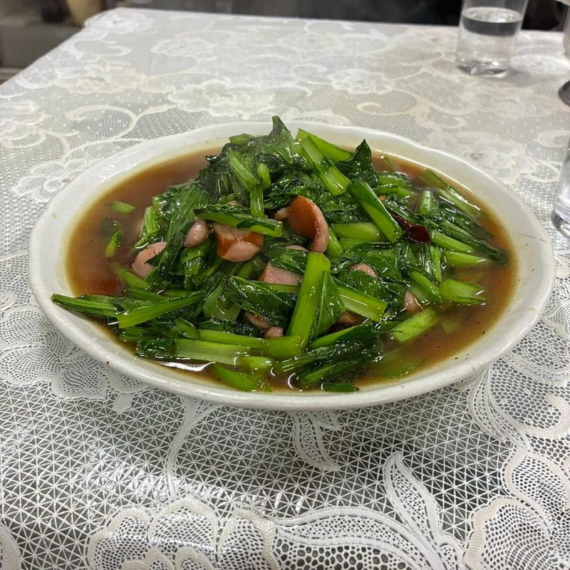 小松菜炒め(いづみ亭)