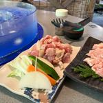 地鶏の炭火焼き