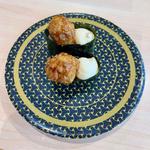 鴨つくね軍艦(はま寿司春日井大和通店)