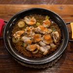 アンコウと下仁田葱のパエリア(スペメシ Leon)