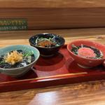 茶漬け3つ(ひとくちお茶漬け専門店　どろや 熊本店 )