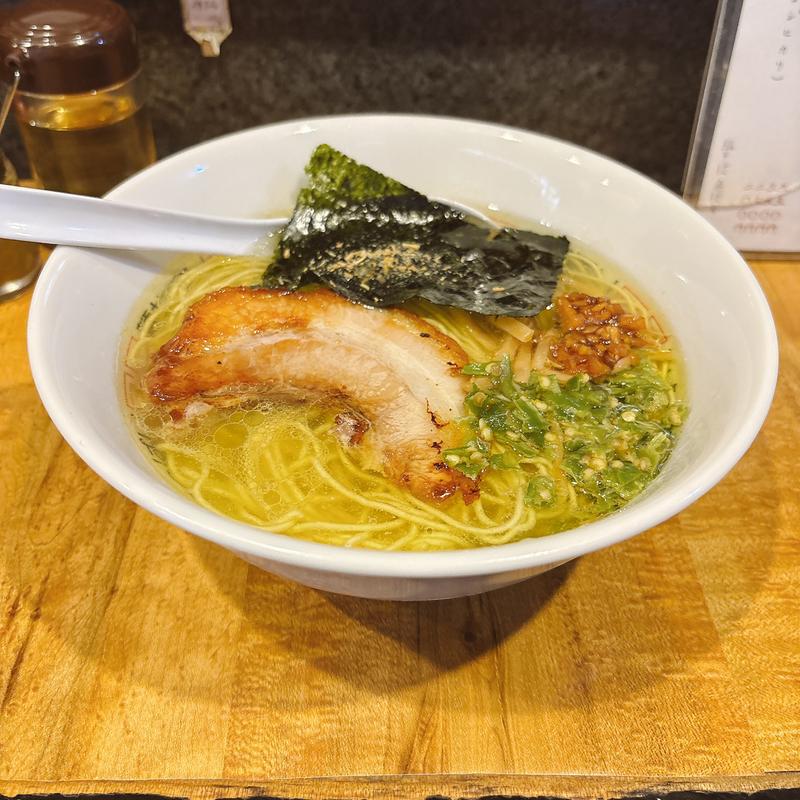 塩そば（青唐トッピング）(桑ばら)