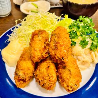 カキフライ定食(とんかつ 旭軒)