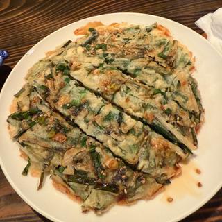 にらチヂミ(韓国の台所 きむち)