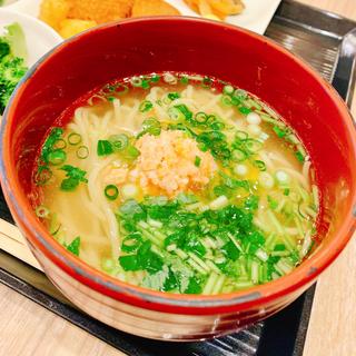 鮭と甘エビのラーメン(汐美荘 )