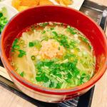 鮭と甘エビのラーメン