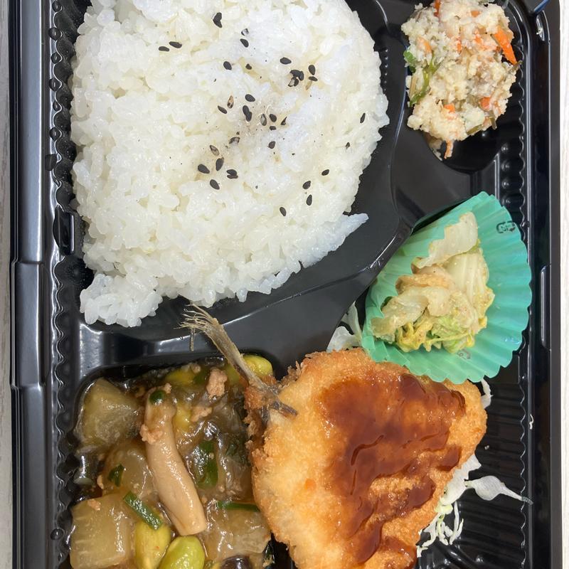 日帰りランチ　あじフライ(テイクアウト&デリ musha)