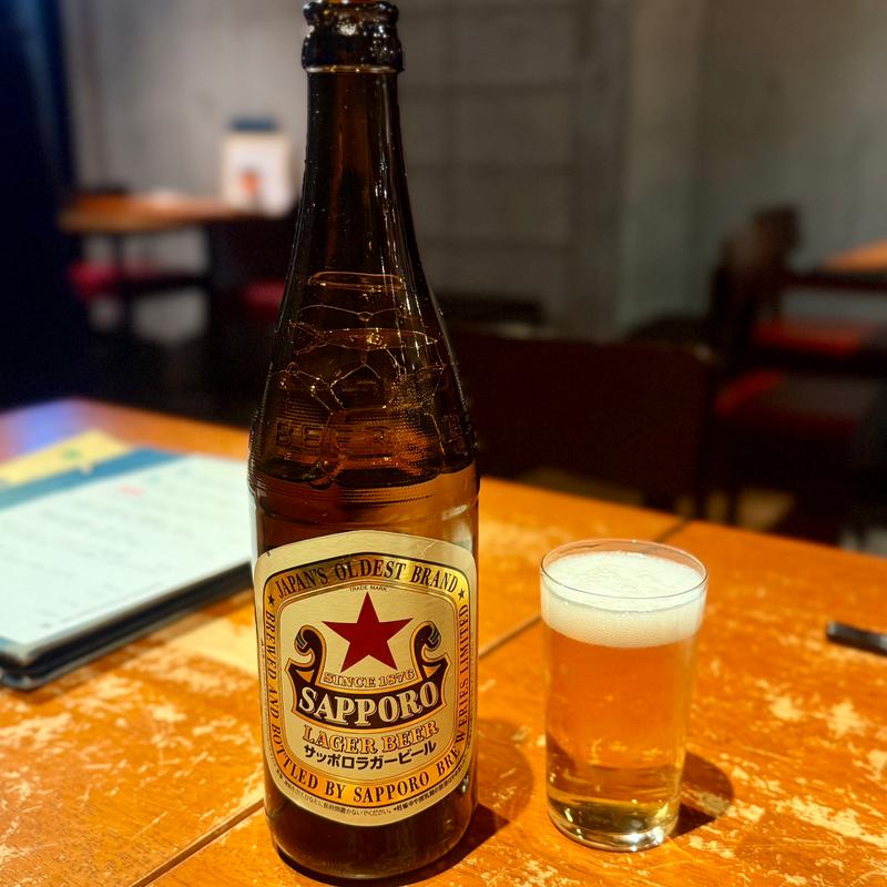 サッポロラガー(和光 日本酒バル まいかけ)