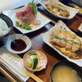 カツ煮定食(福島屋)