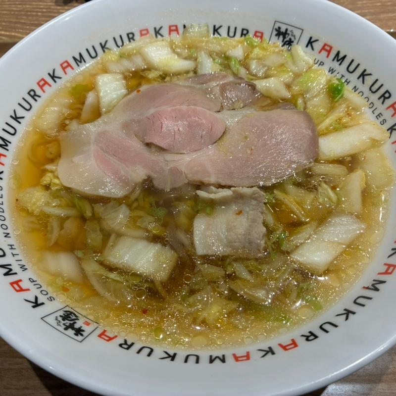おいしいラーメン(どうとんぼり神座 阪急三番街店)