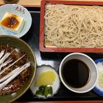 牛カルビ丼もりそばセット(大むら)