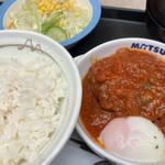 うまトマハンバーグ定食