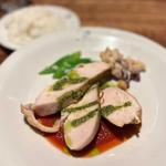 岩手産菜彩鶏胸肉のロースト