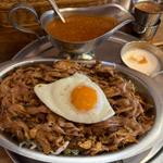 チキンケバブキーマライス定食