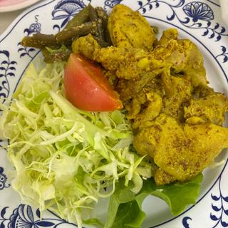 鶏カレーマスタード焼き(札幌市役所地下食堂)