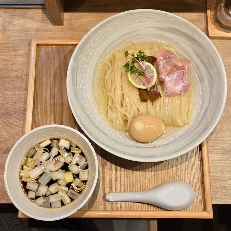 味玉昆布水つけ麺(大阪つけ麺しら石 難波店)