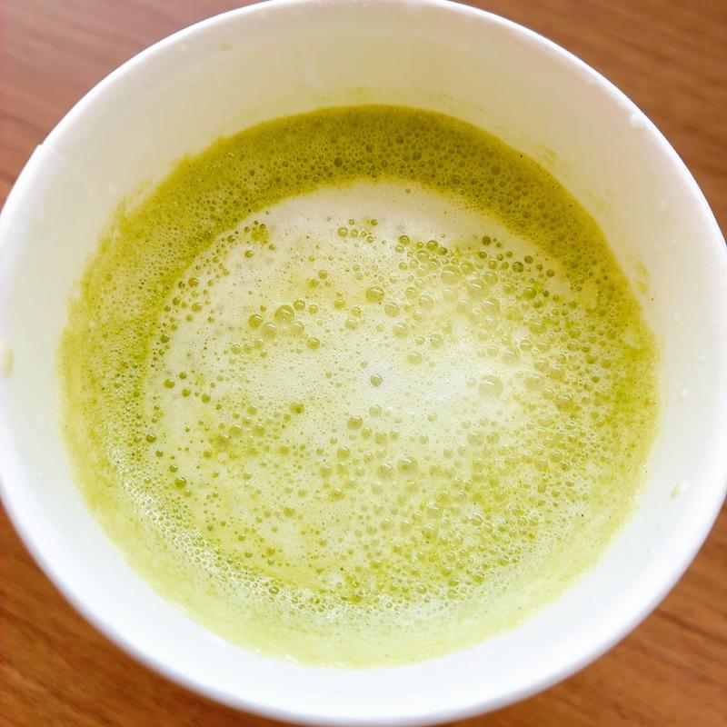 抹茶ミルク(みのりカフェ元気市広島店)