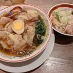 雲呑麺　煮豚飯セット(手包わんたん麺酒家 広州市場 横浜ポルタ店)