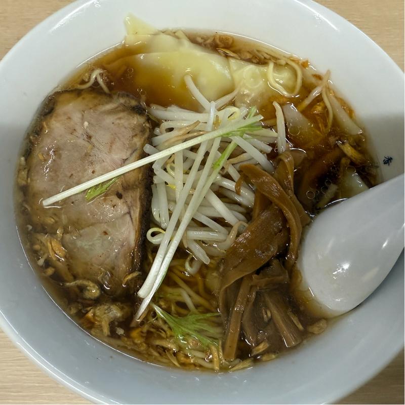 ワンタンメン(香湯ラーメンひろや)