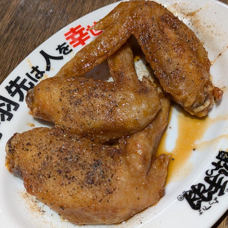 伝説の手羽先(タレ)3本(大衆居酒屋 酔っ手羽横丁 五反田店)