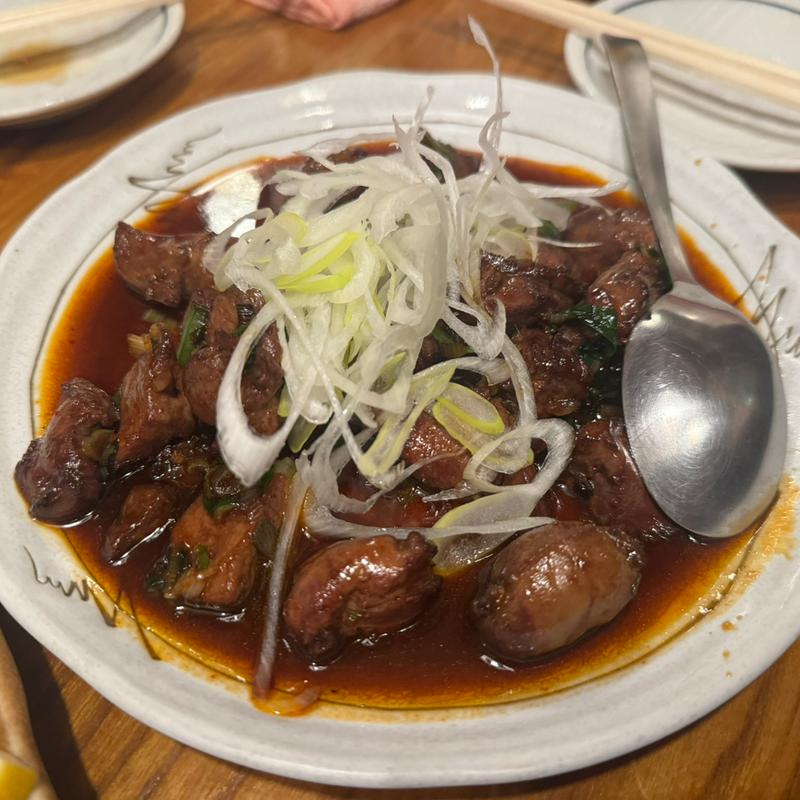 純レバー炒め(呑者家 本店 （どんじゃか）)