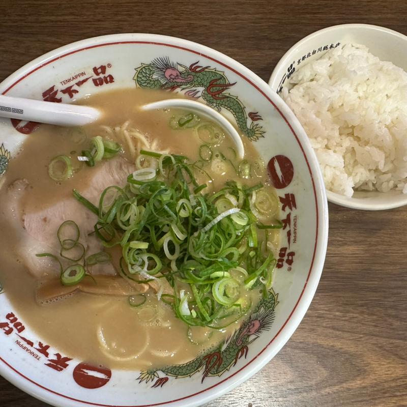 こってり ランチライスセット(天下一品 東梅田店)