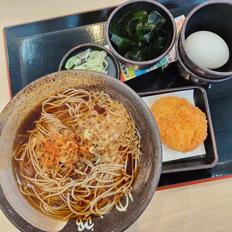 朝そはセット(ゆで太郎 白石本通店)