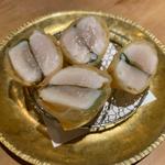 ホタテと梅、大葉の揚げ春巻き