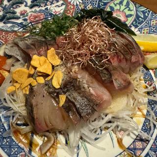 カンパチ炭火タタキ(とさかーな居酒屋宴会喫煙店西明石)