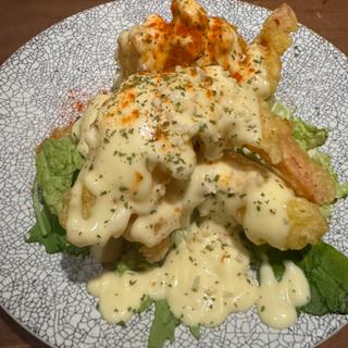 大きなエビマヨ(とさかーな居酒屋宴会喫煙店西明石)