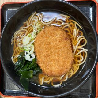 コロッケそば(名代 箱根そば 永山店)