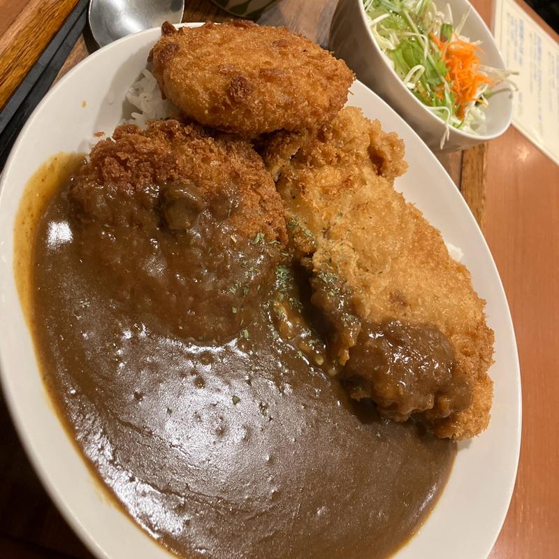 ぜんぶ乗せカレー ランチセット(Kitchen & Bar Oaks （キッチンバー オークス）)