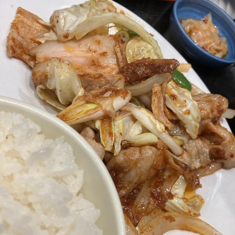 回鍋肉定食(蘭州 中華料理)