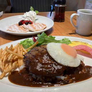 ロコモコ(デミグラスソース)セット