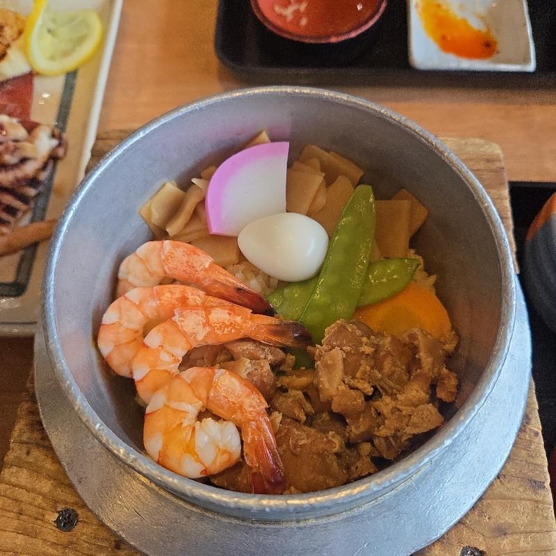 海老とり釜めし(かまだ家 足利店 )