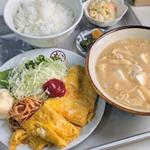 玉子焼き定食 豚汁(松楽食堂 )