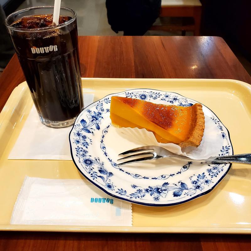 カボチャのタルト(ドトールコーヒーショップ 祖師ヶ谷大蔵駅店)