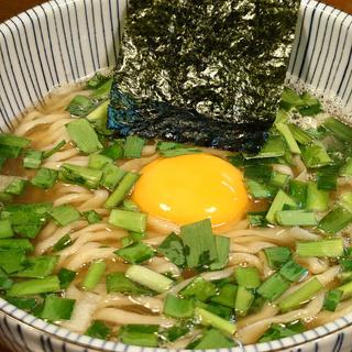 ニラ玉煮干しそば