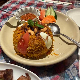 地鶏ビリヤニ(カンティプール)