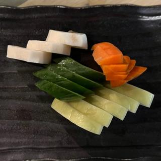 おしんこ盛り(海鮮炉端 魚友 赤羽本店)