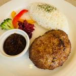 ハンバーグプレート(Cafe&Restaurant 狭霧)