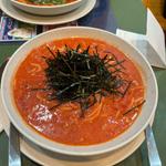 赤唐トマトソースに明太子　生麺