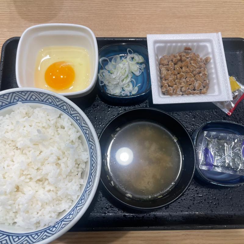 納豆定食(吉野家 長崎駅前店 )