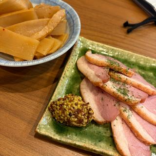 ラー油メンマと合鴨スモーク(のんどる)