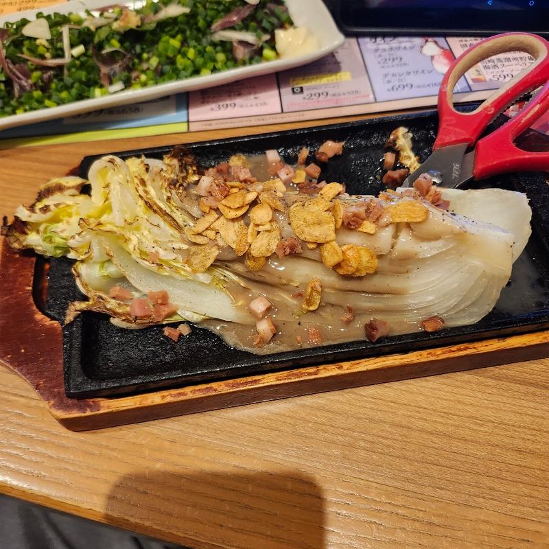 白菜のアンチョビステーキ　限定(ミライザカ 久茂地 国際通り店)